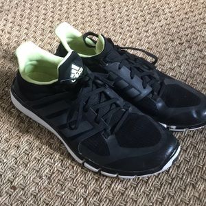Black ADIDAS training shoes